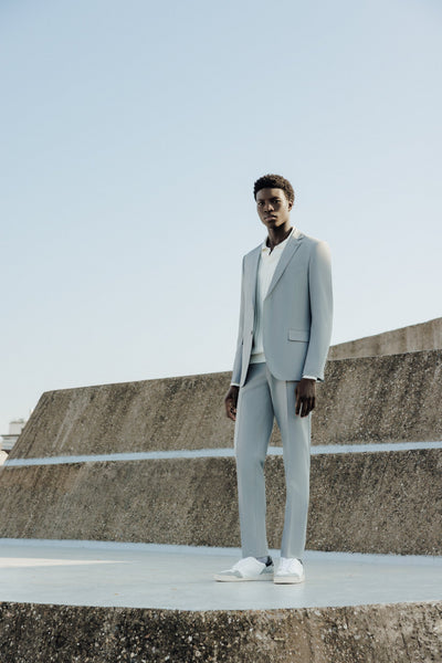 Costume 2 boutons gris - IZAC