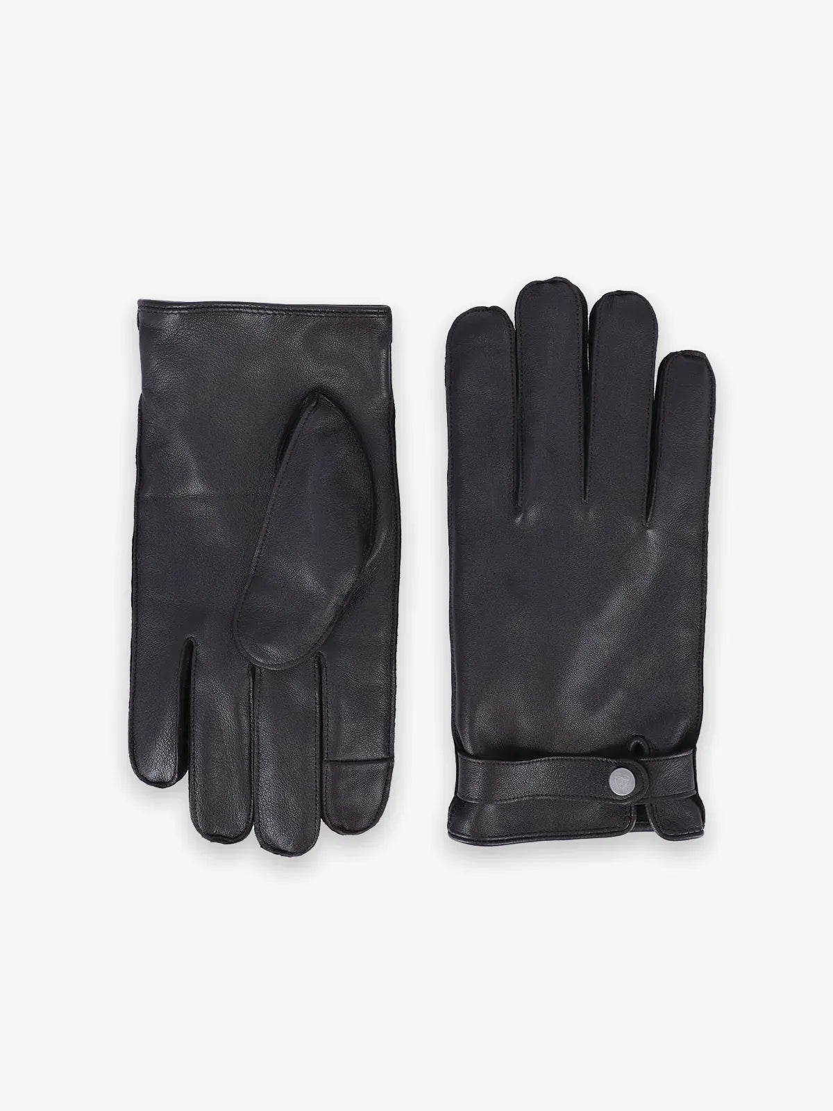 Gants en cuir marron - IZAC