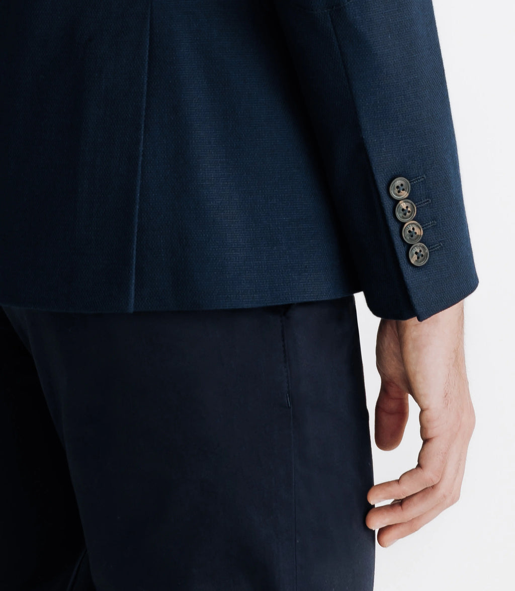 Veste casual 2 boutons marine - IZAC