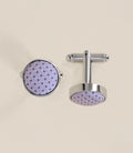 Boutons de manchette parme - IZAC
