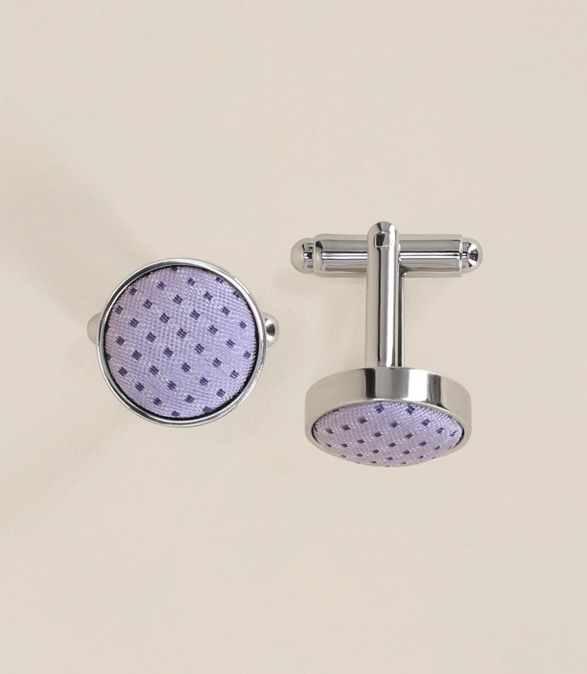 Boutons de manchette parme - IZAC