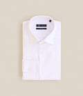 Chemise en twill infroissable blanche - IZAC