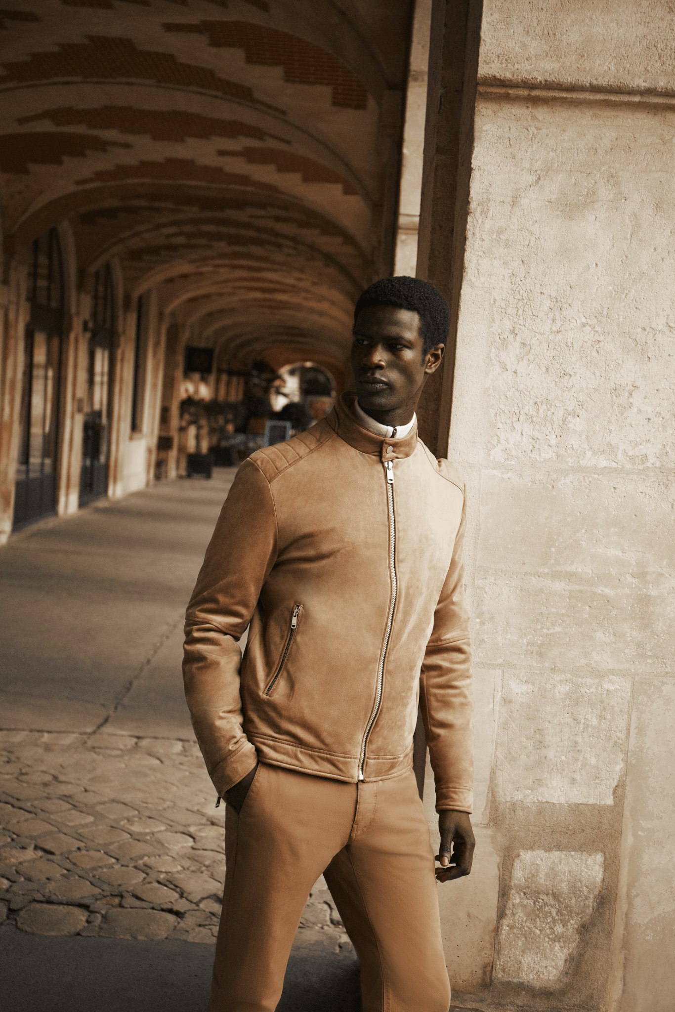 Pantalon chino camel VALOR - IZAC