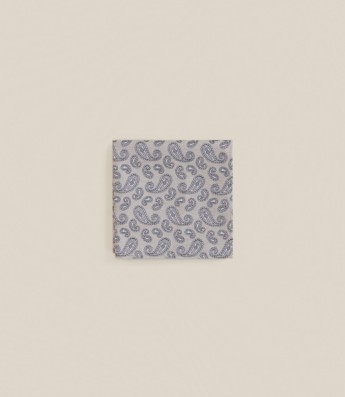 Pochette paisley beige - IZAC