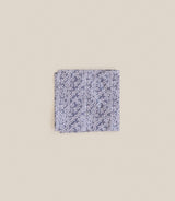 Pochette fantaisie feuillage bleue - IZAC