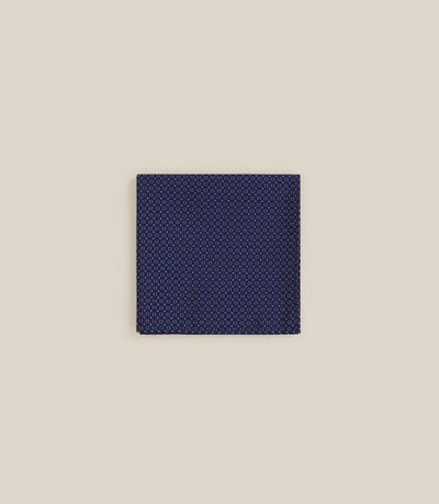 Pochette à motifs bleue - IZAC