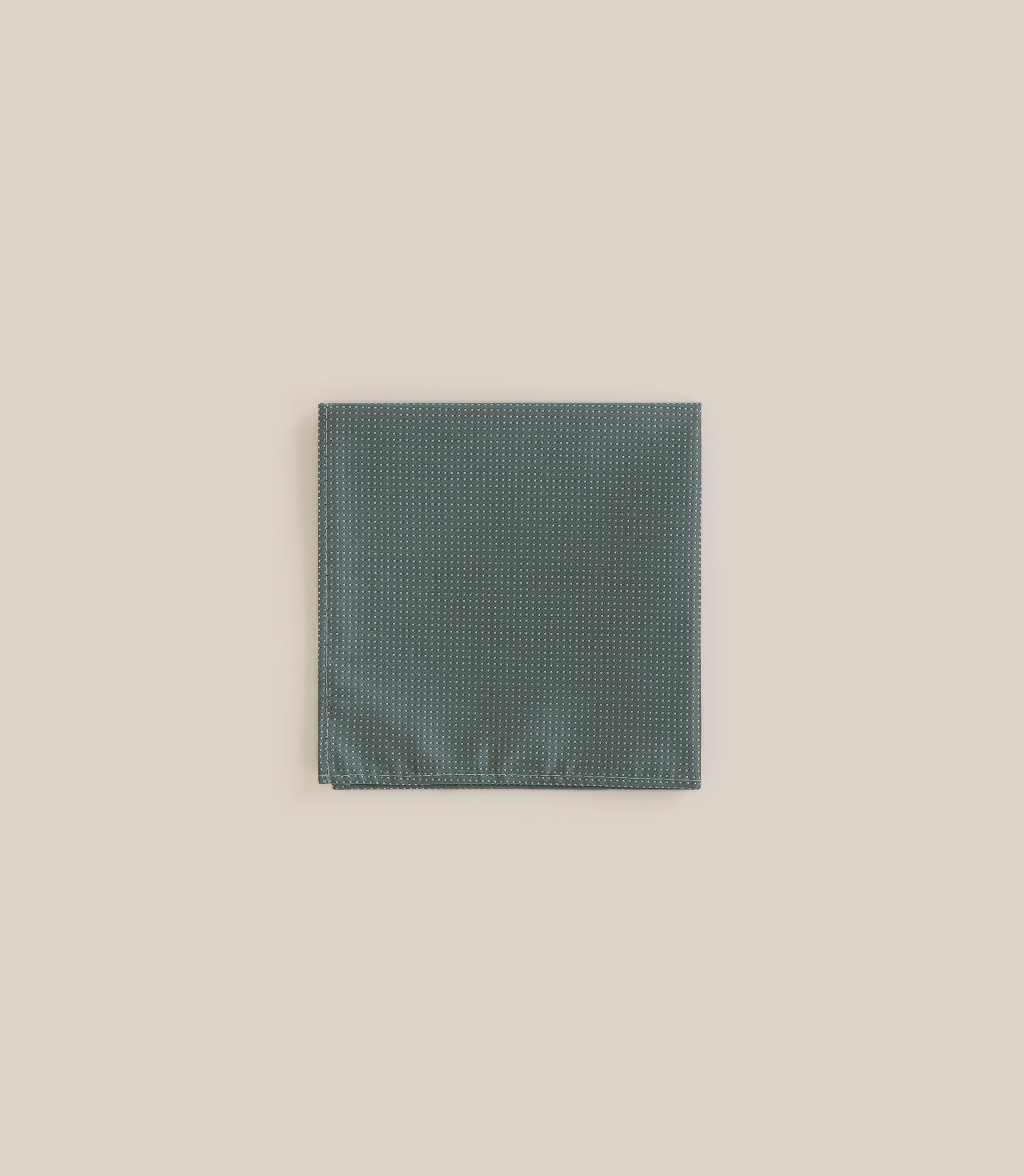 Pochette à micro motifs verte - IZAC