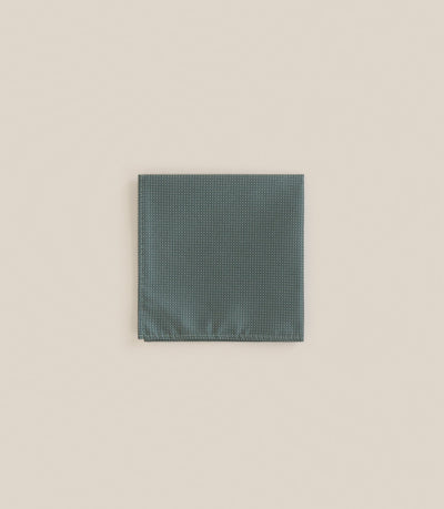 Pochette à micro motifs verte - IZAC