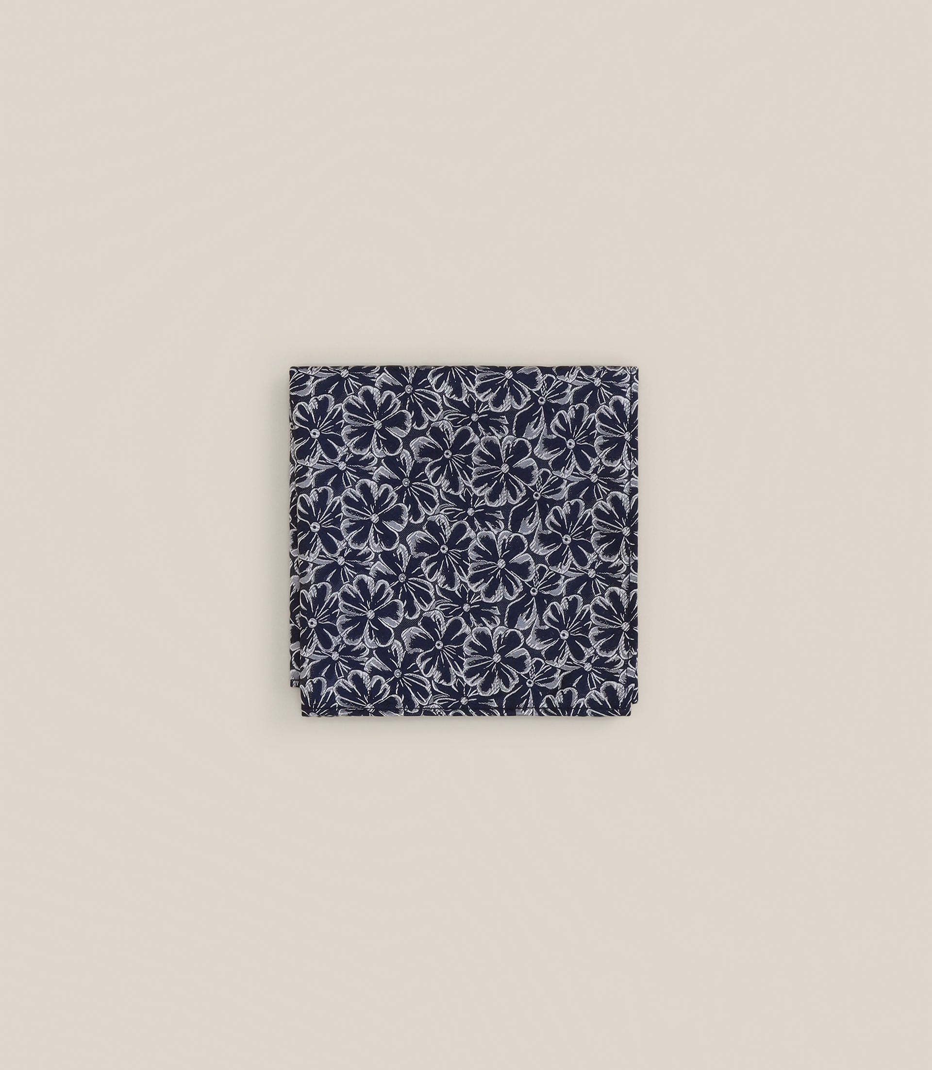 Pochette à fleurs bleue - IZAC