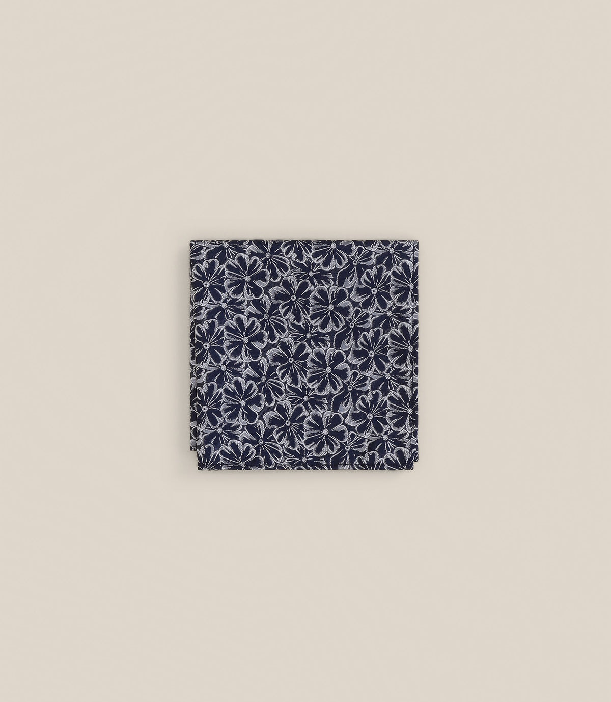 Pochette à fleurs bleue - IZAC