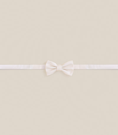 Noeud papillon uni écru - IZAC