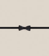 Noeud papillon en soie noir - IZAC