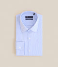 Chemise ville non iron bleue - IZAC