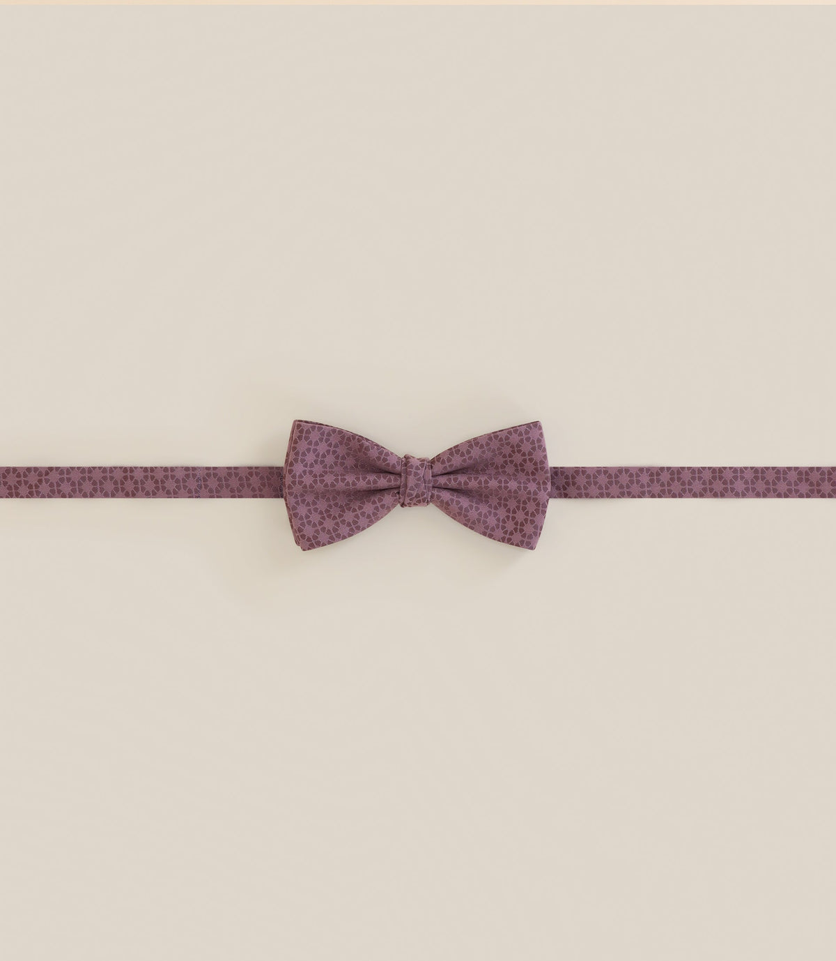 Noeud papillon à motifs violet - IZAC