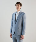 Costume 2 boutons bleu ciel - IZAC