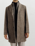 Manteau ville à parmenture amovible châtaigne - IZAC