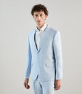 Veste ville 100% lin bleu ciel - IZAC
