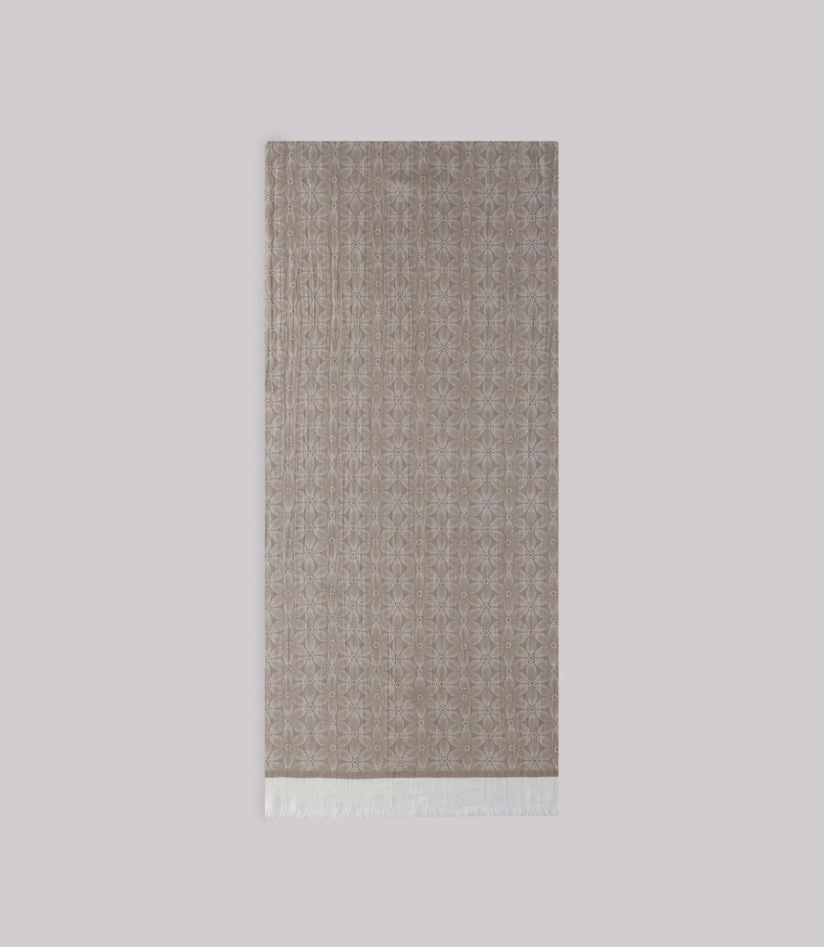Écharpe fantaisie beige - IZAC