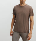 T-shirt print chatain - IZAC