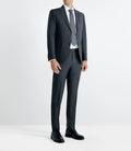 Costume 2 boutons en laine gris - IZAC
