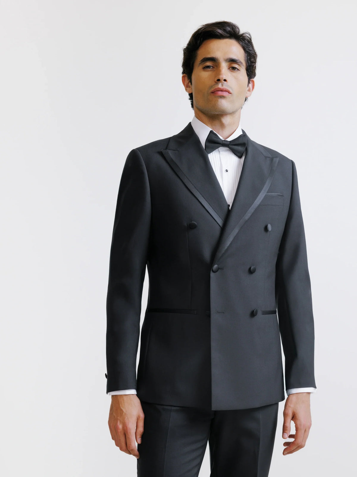 Costume croisé noir - IZAC