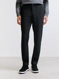 Pantalon casual élastiqué noir - IZAC