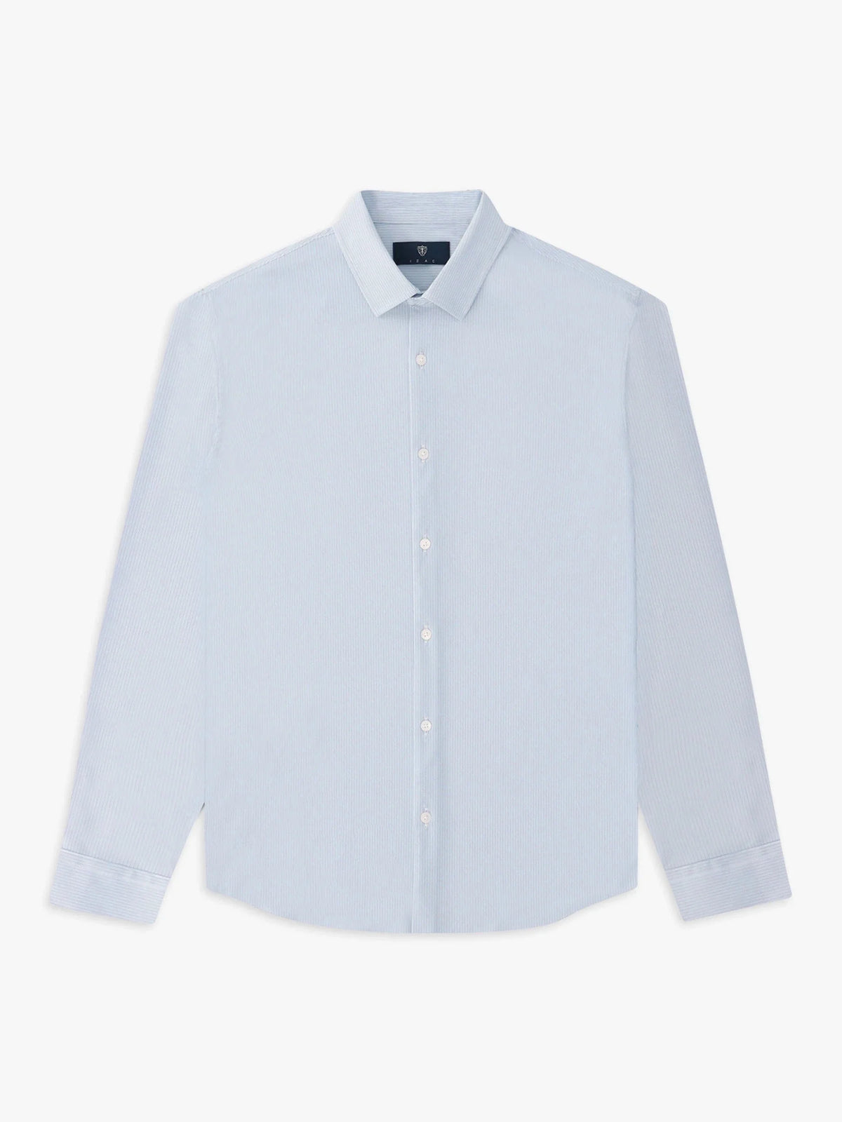 Chemise slim en maille jersey denim - IZAC