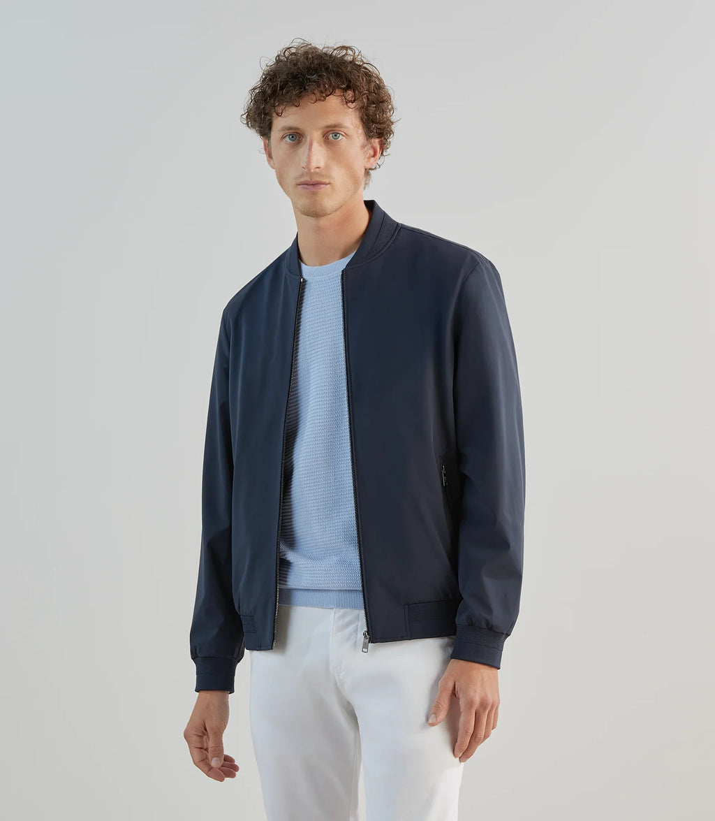 Blouson col teddy marine - IZAC