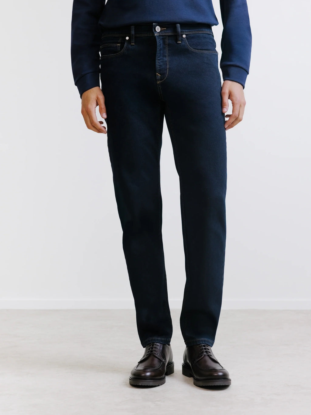 Jean 5 poches slim marine foncé - IZAC