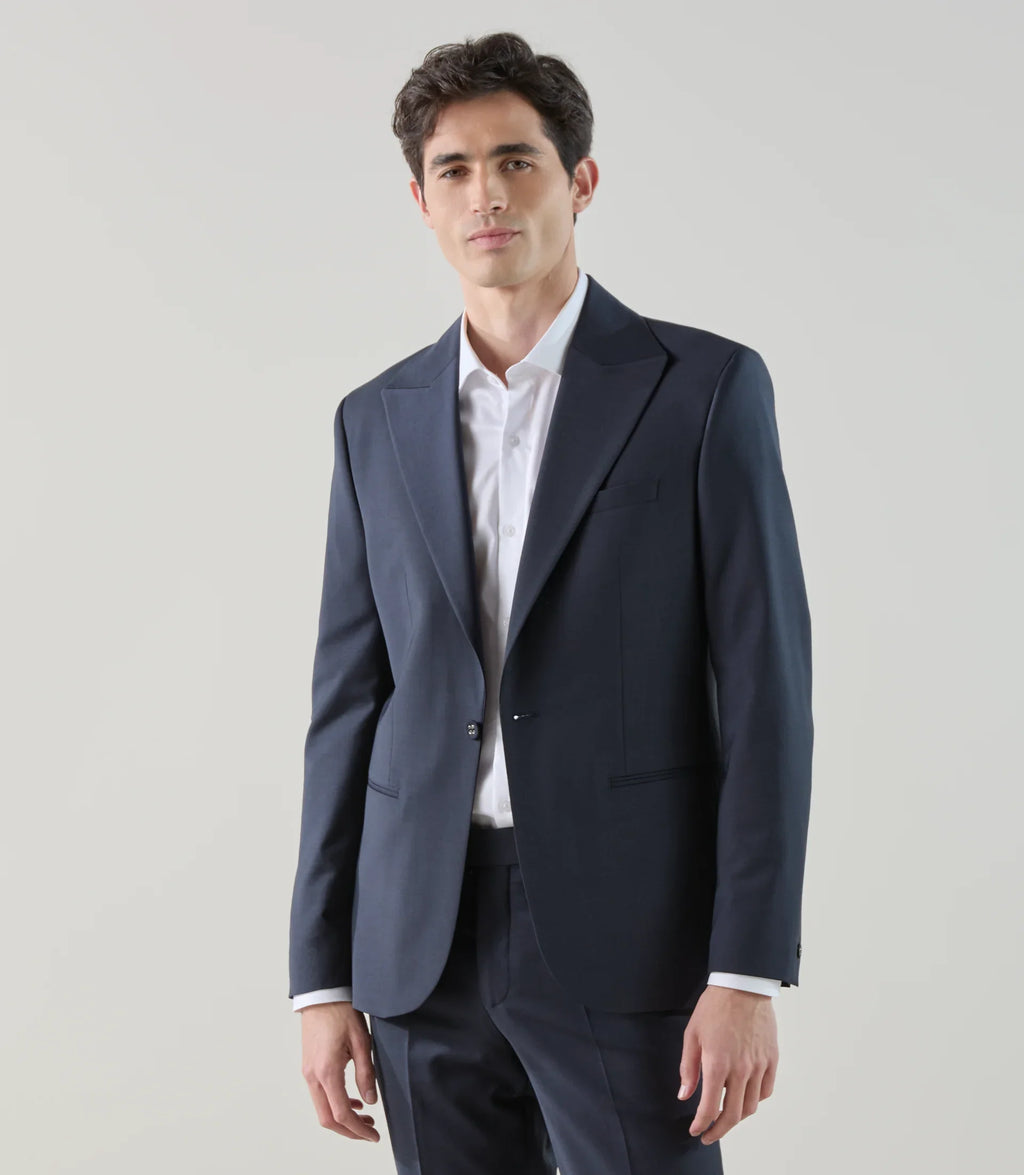 Costume 1 bouton marine - IZAC