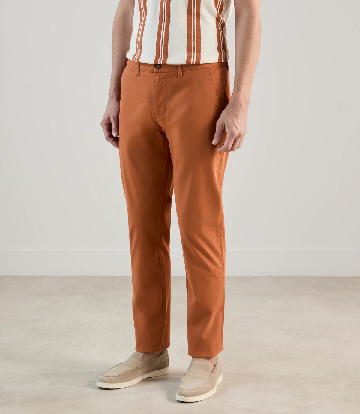 Pantalon chino orange - IZAC