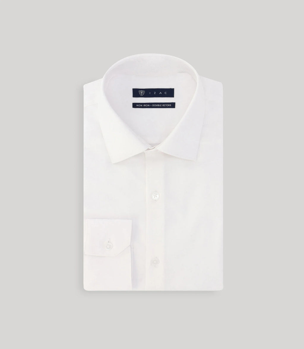 Chemise non iron blanche - IZAC