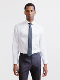 Chemise en satin de coton blanche - IZAC