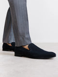 Mocassin en suède marine - IZAC
