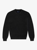 Pull col rond uni jeu de point noir - IZAC