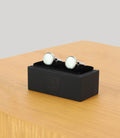 Boutons de manchette vert clair - IZAC