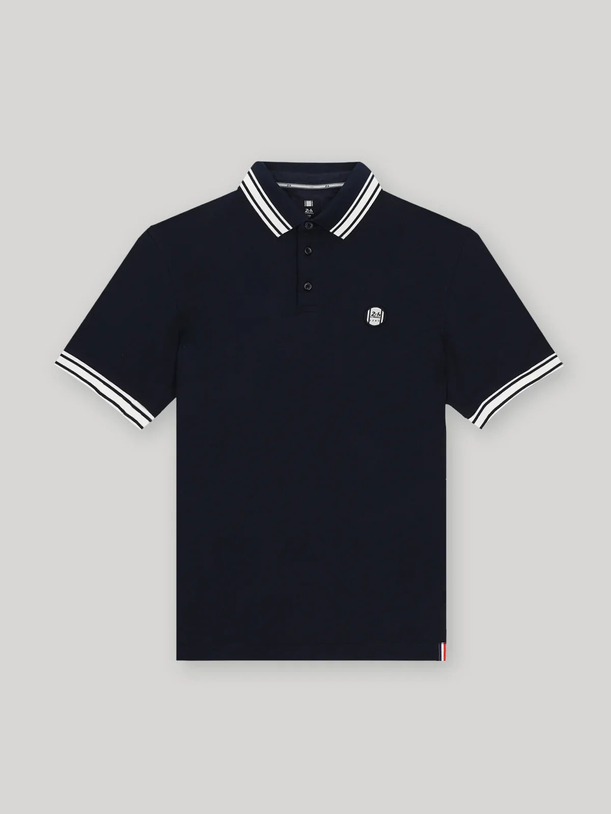 Polo piqué boutonné marine 24h Le Mans - IZAC