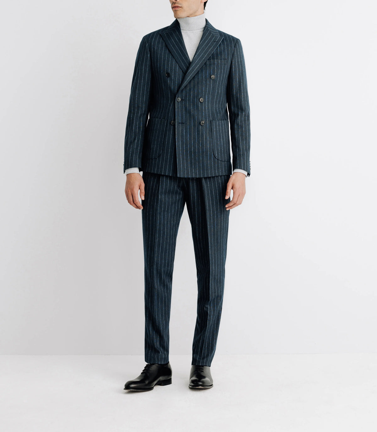 Costume croisé fantaisie bleu - IZAC