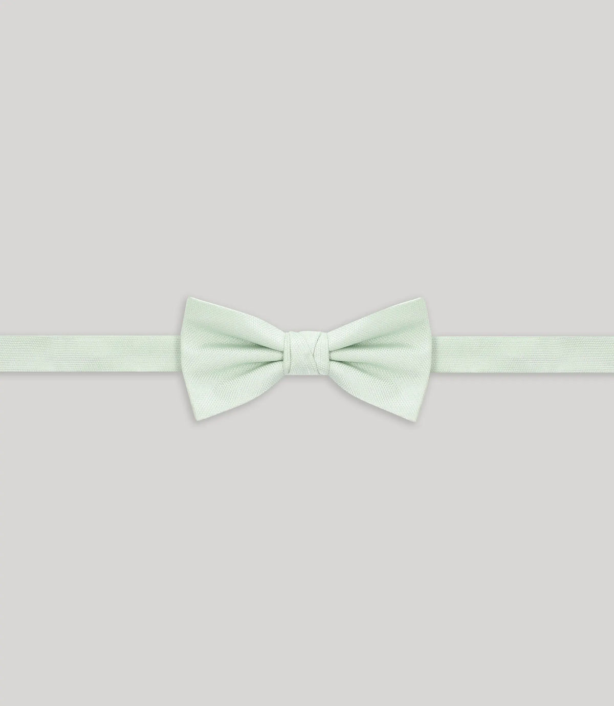 Nœud papillon uni vert clair - IZAC