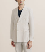 Veste ville croisée 6 boutons beige - IZAC