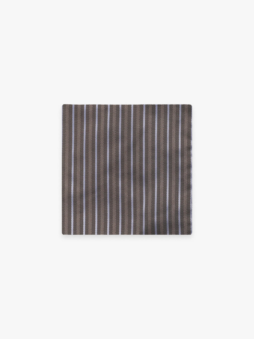Pochette rayée marron - IZAC