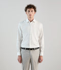 Chemise en satin de coton écru - IZAC