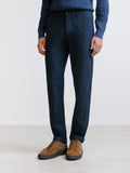 Pantalon flanelle marine - IZAC