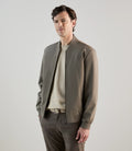 Blouson col teddy taupe - IZAC