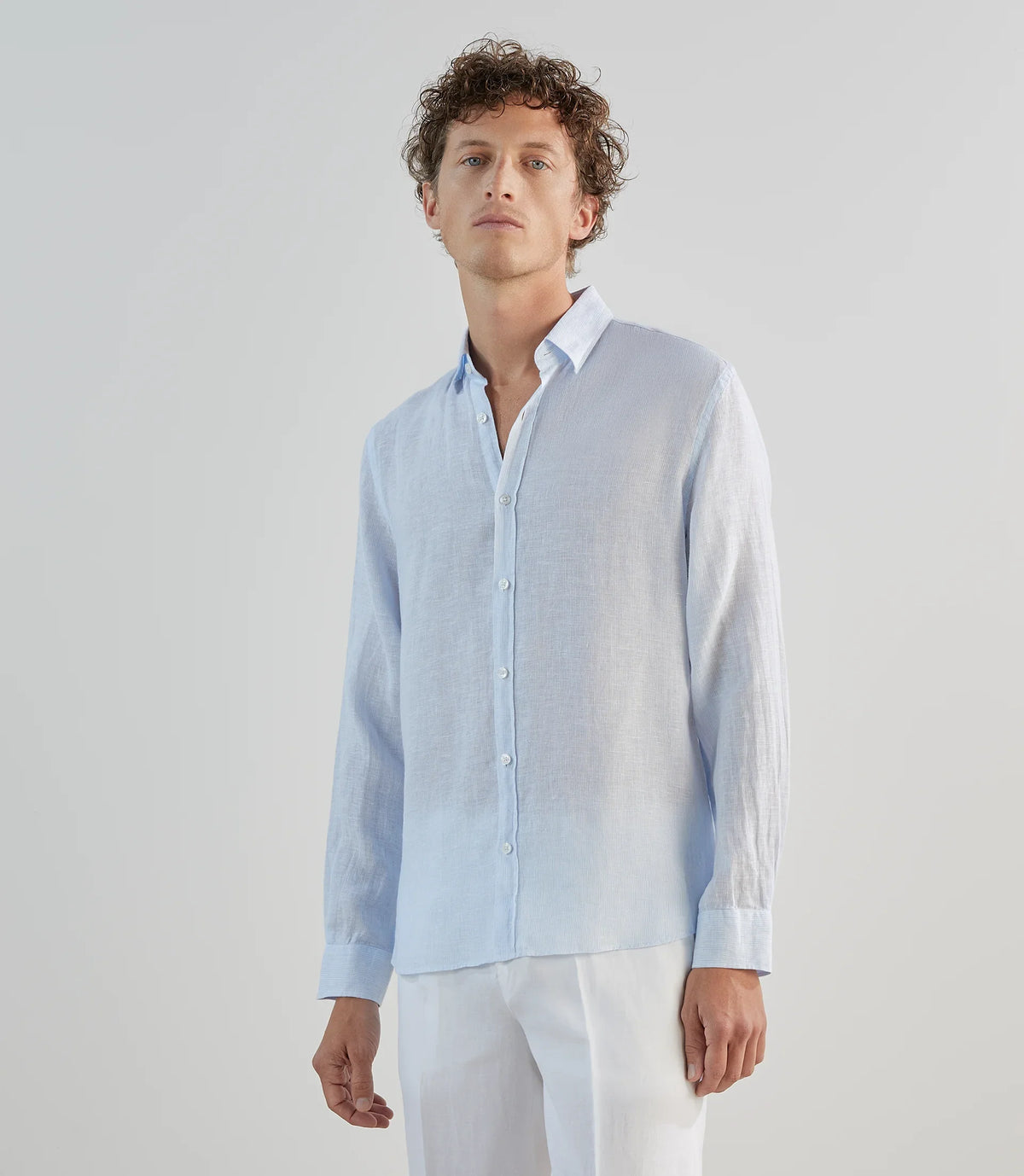 Chemise 100% lin ciel - IZAC