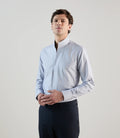 Chemise col philosophe marine - IZAC