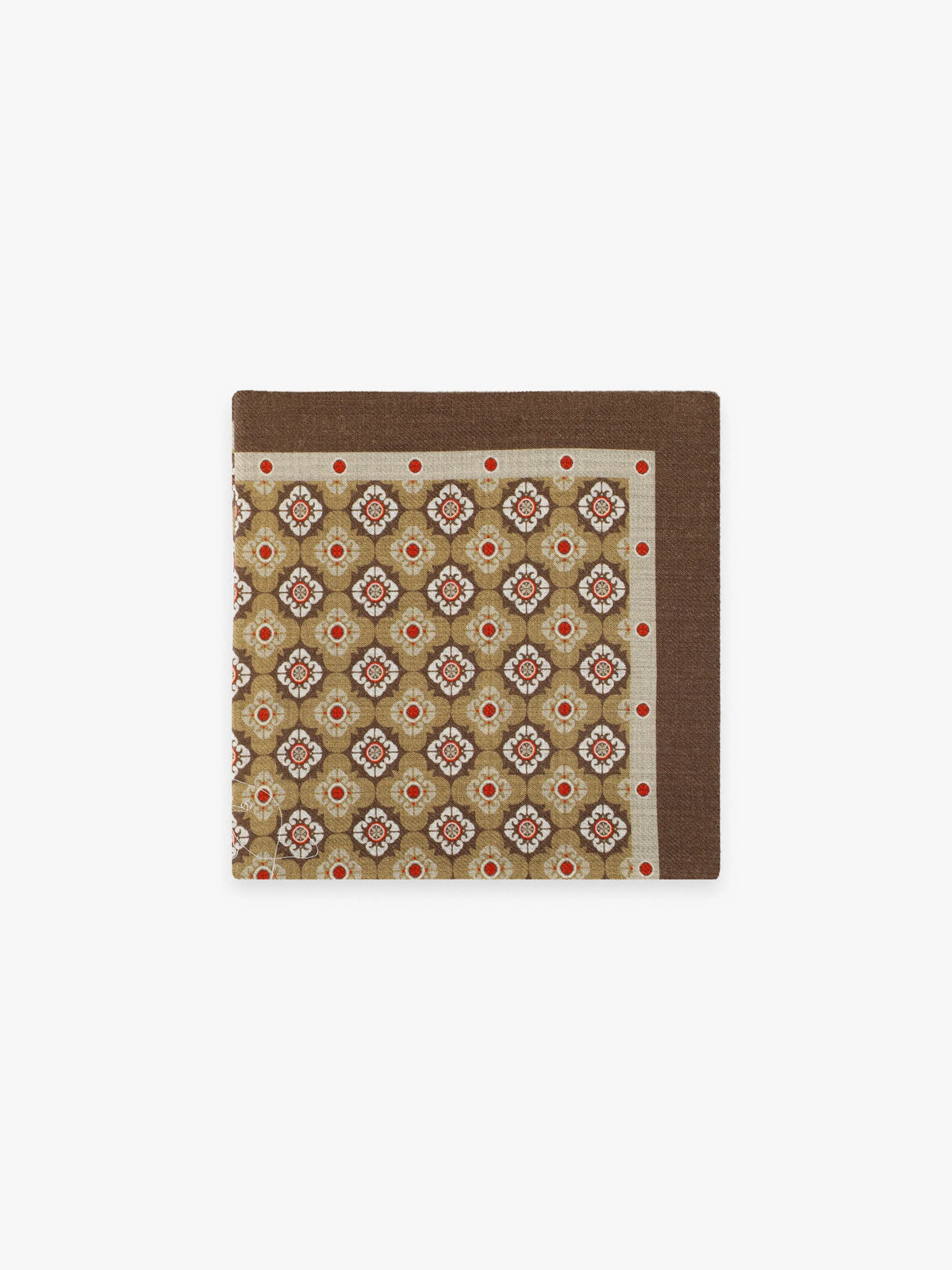 Pochette fantaisie marron - IZAC