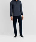Polo en maille marine - IZAC