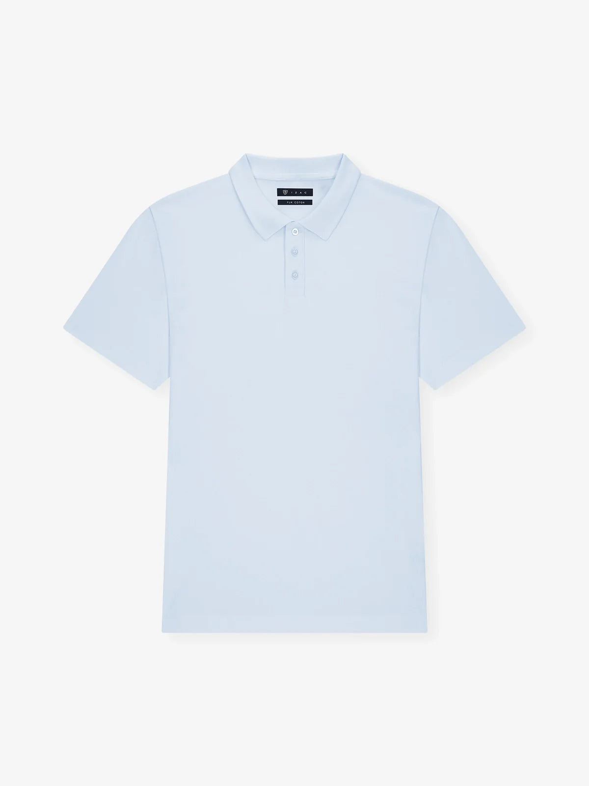 Polo boutonné ciel - IZAC