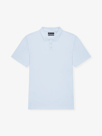 Polo boutonné ciel - IZAC